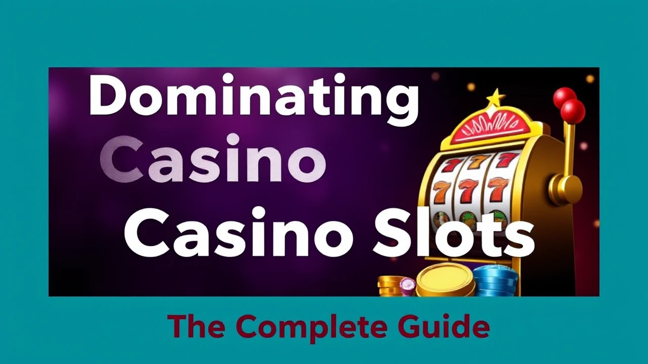 Dominating Casino Slots: Your Complete Guide