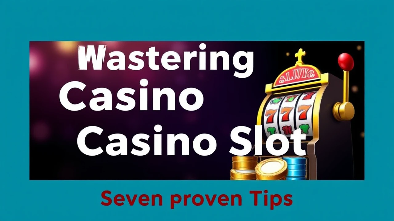Mastering Casino Slots: Seven Proven Tips