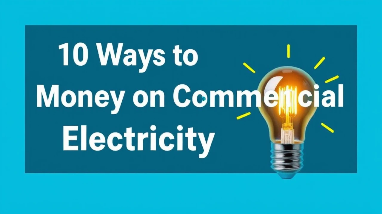 10 Ways to Save Money on Commercial Electricity Usage