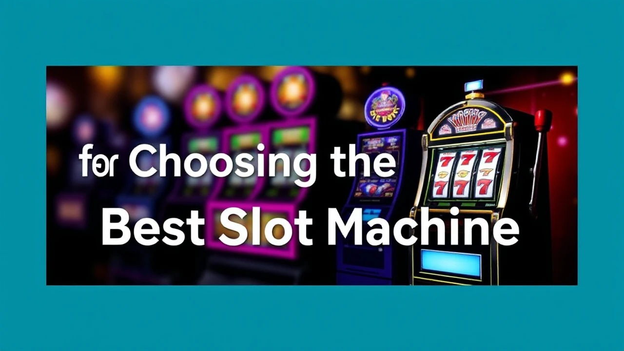 The Definitive Handbook for Choosing the Best Slot Machine