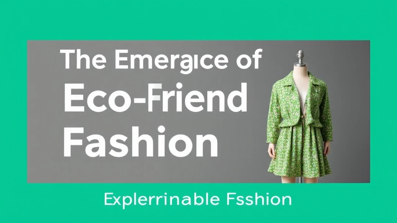 The Emergence of Eco-Friendly Fashion: An Extensive Handbook