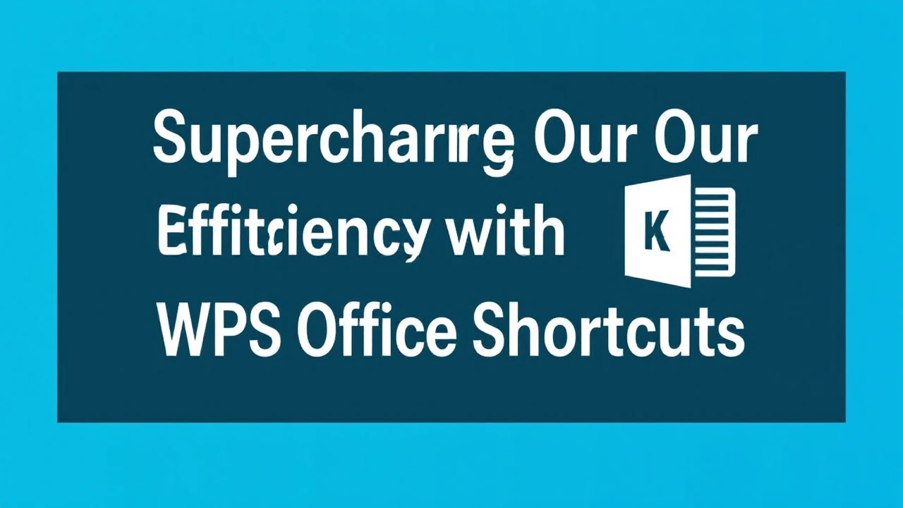Supercharge Our Efficiency with These Handy WPS Office Shortcuts