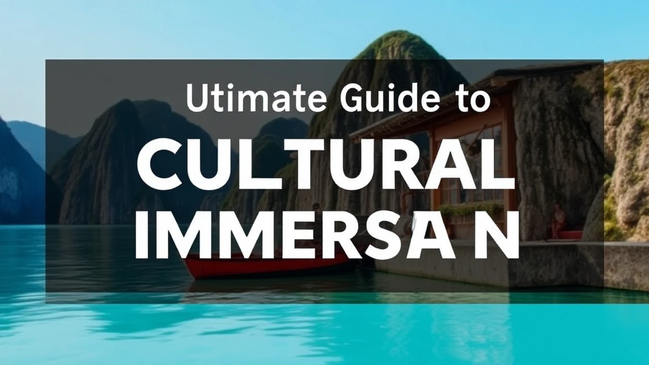 The Ultimate Guide to Cultural Immersion: Embracing Local Traditions While Traveling