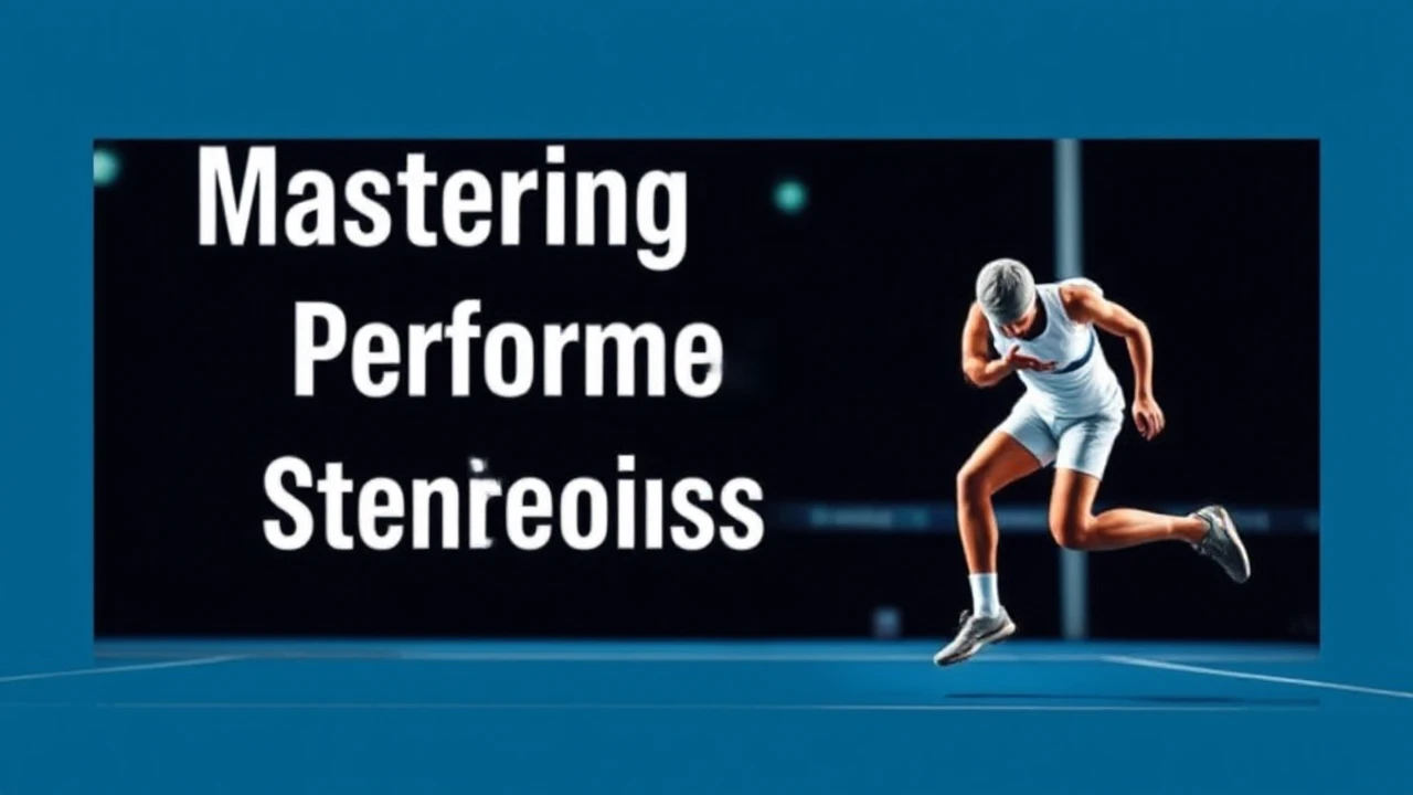 Mastering Top Performance: Psychological Strategies for Athletes
