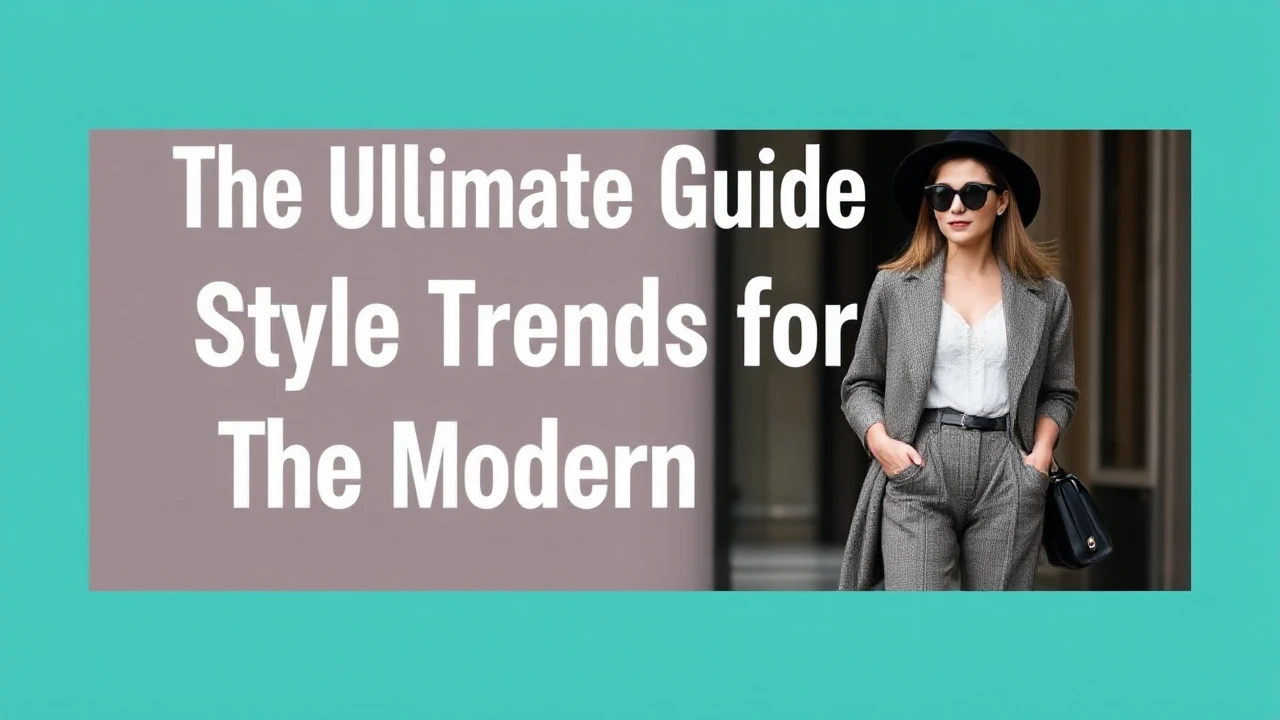 The Ultimate Guide to Style Trends for the Modern Woman