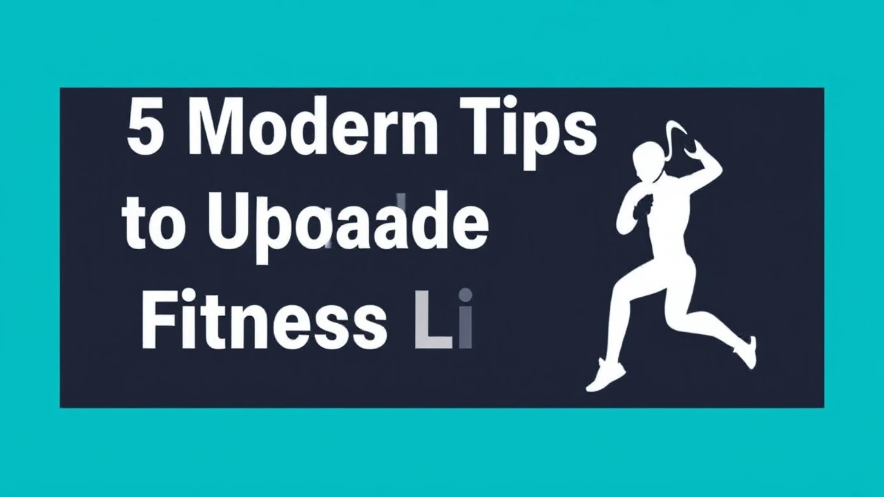 5 Modern Tips to Upgrade Your Fitness Lifestyle