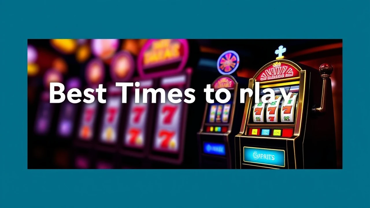 Get Lucky: Best Times to Play Casino Slots