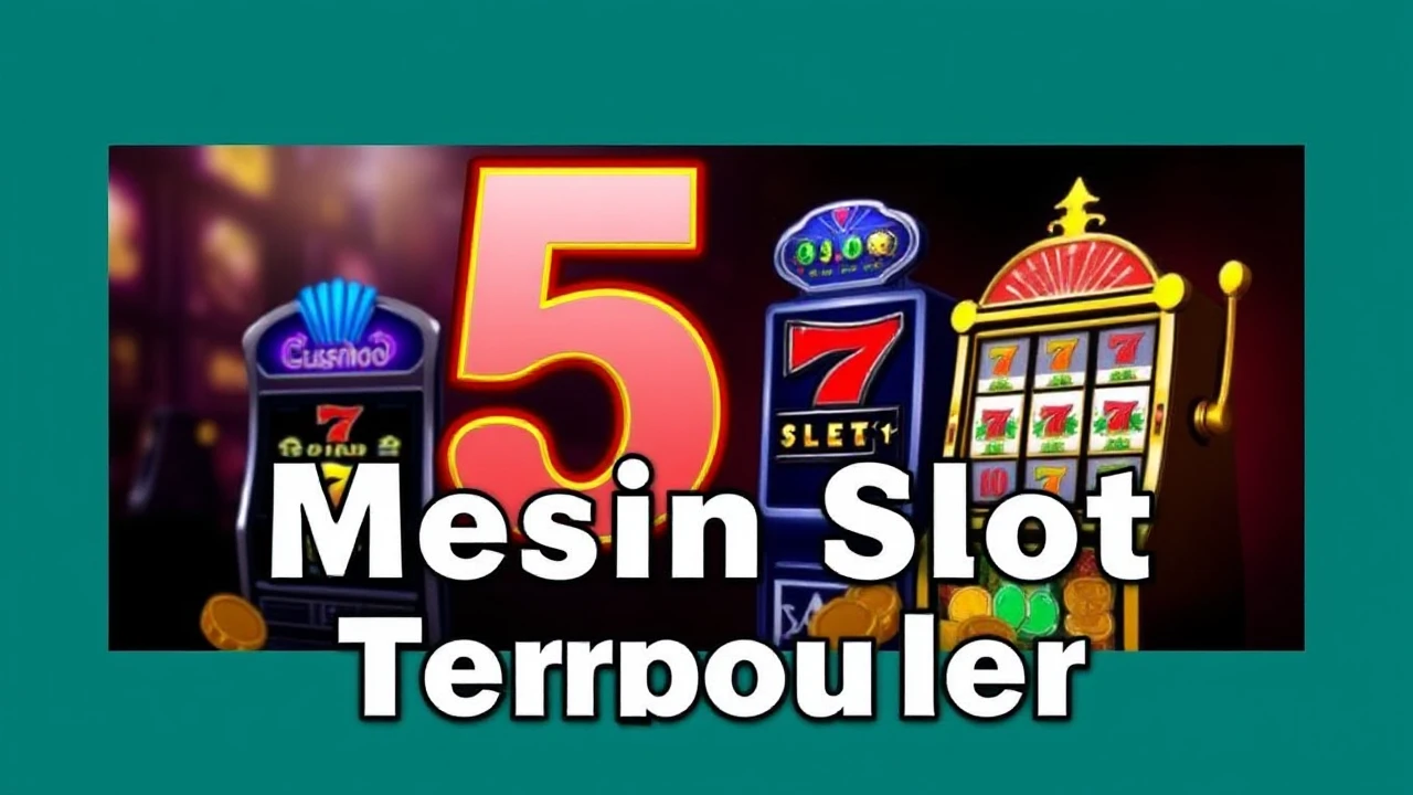 Berikut 5 Mesin Slot Terpopuler di Kasino Tahun Ini