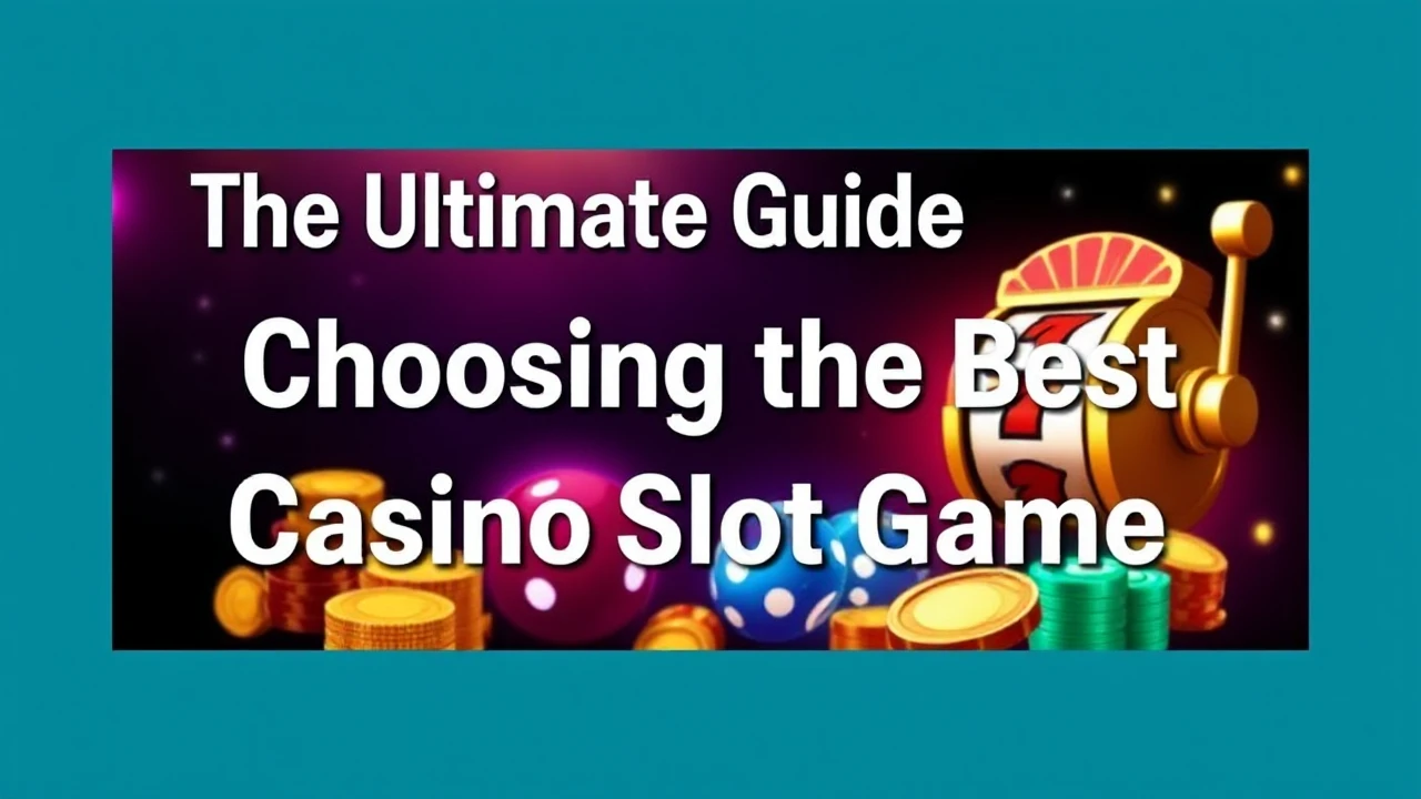 The Ultimate Guide to Choosing the Best Casino Slot Game