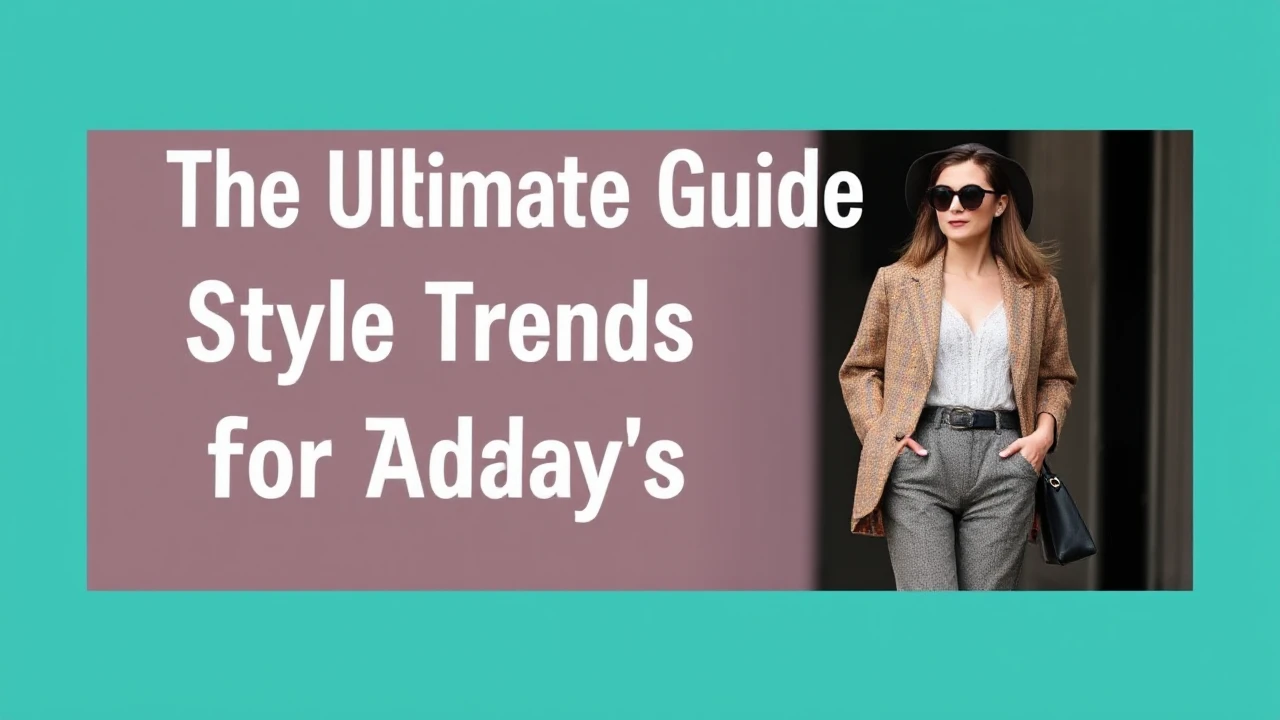 The Ultimate Guide to Style Trends for Today's Woman