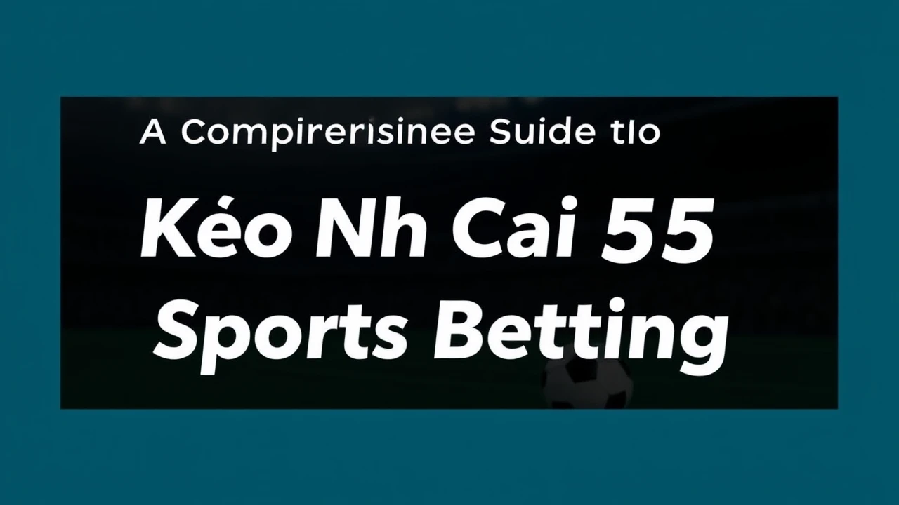 A Comprehensive Guide to Kèo Nhà Cái 55 Sports Betting