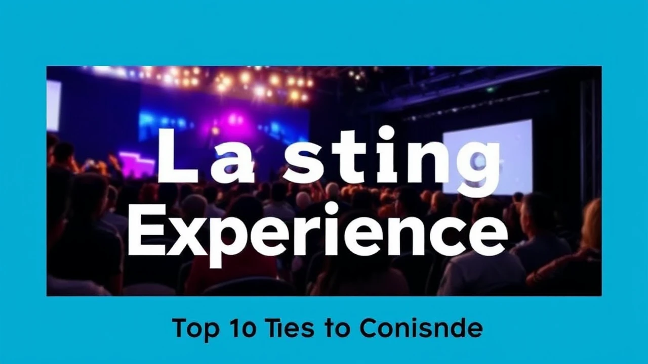Designing Lasting Experience: Top 10 Tips to Consider