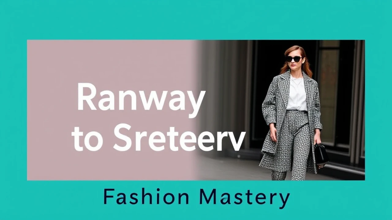 Fashion Mastery: Bringing Runway Trends to Street Style