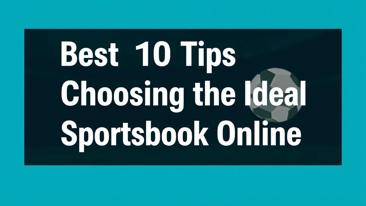 Best 10 Tips for Choosing the Ideal Sportsbook Online