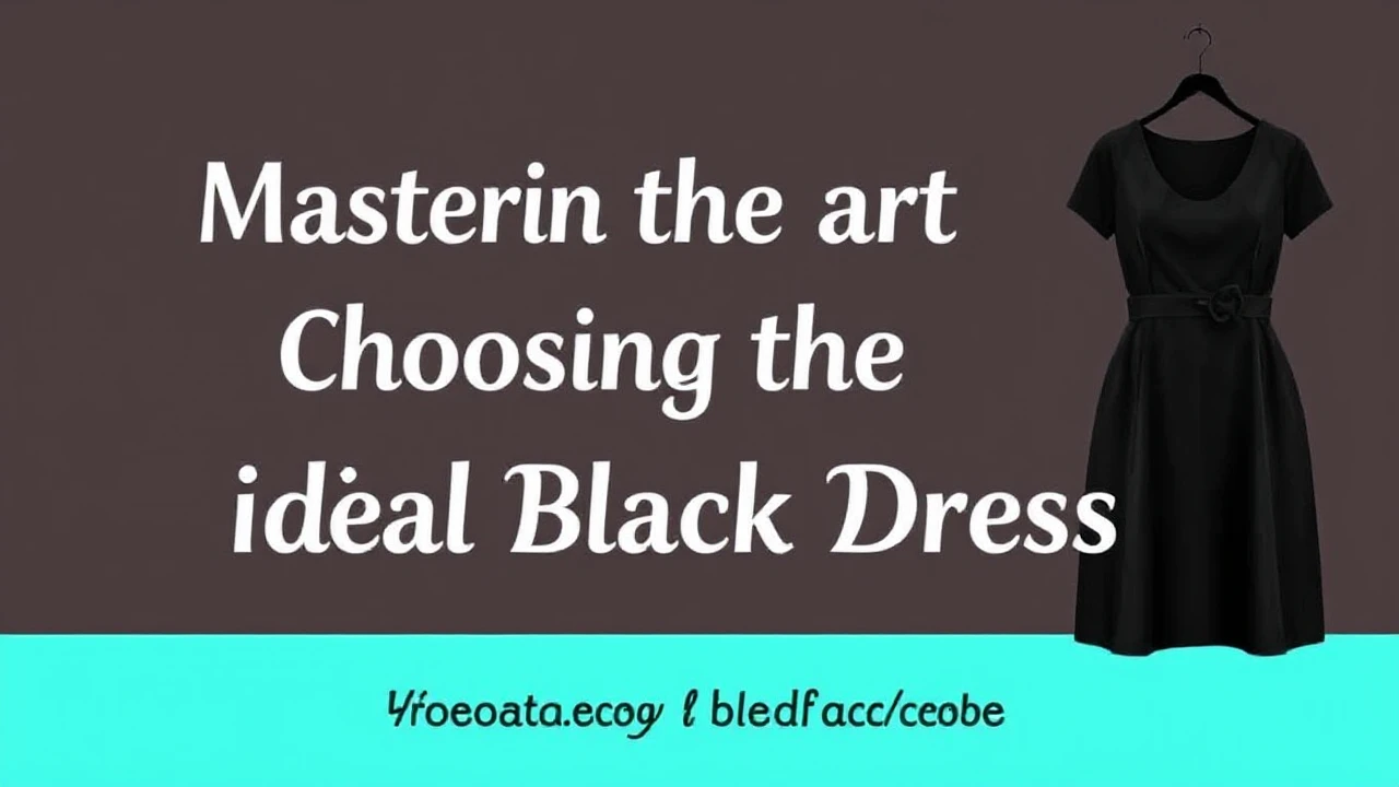 Mastering the Art of Choosing the Ideal Little Black Dress