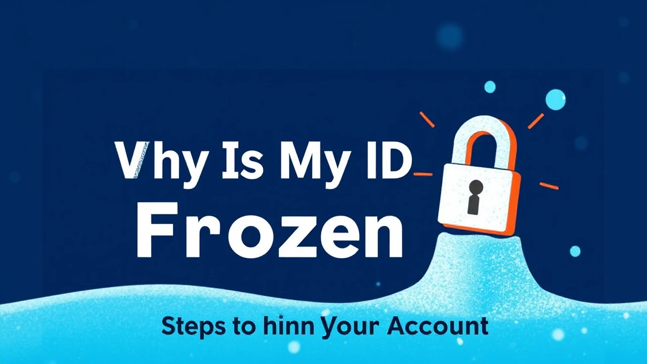 Why Is My ID Frozen? Steps to Unlock Your Account
