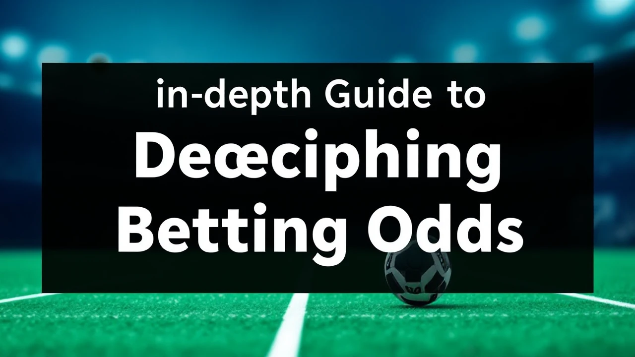 An In-Depth Guide to Deciphering Betting Odds