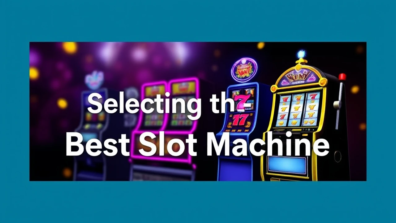 The Ultimate Guide for Selecting the Best Slot Machine