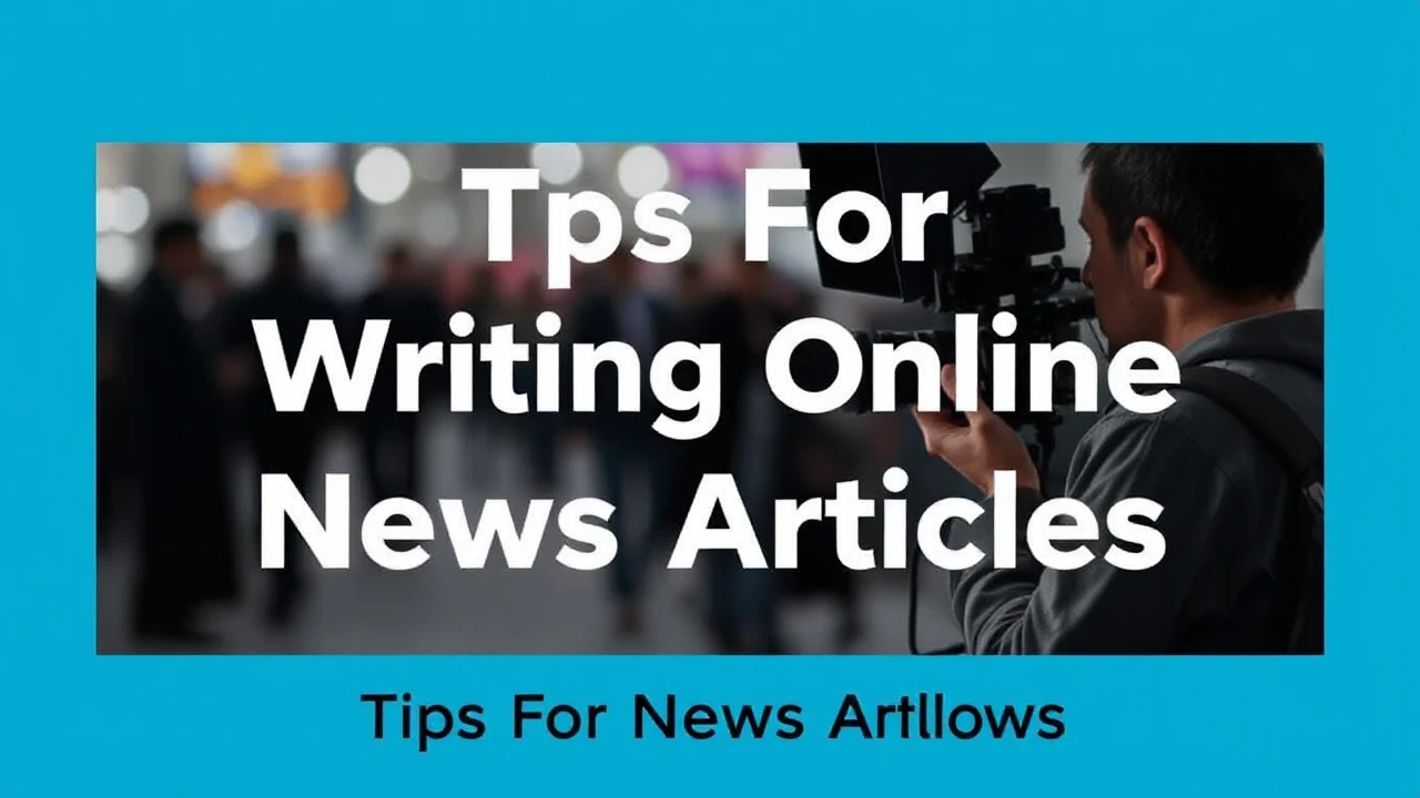 Tips For Writing Online News Articles