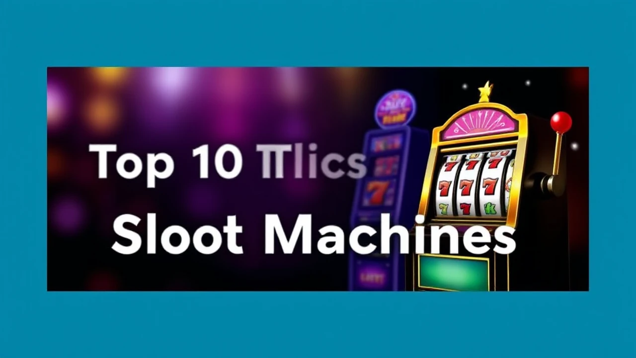 Enhance Your Chances: Top 10 Tricks for Winning at Slot Machines