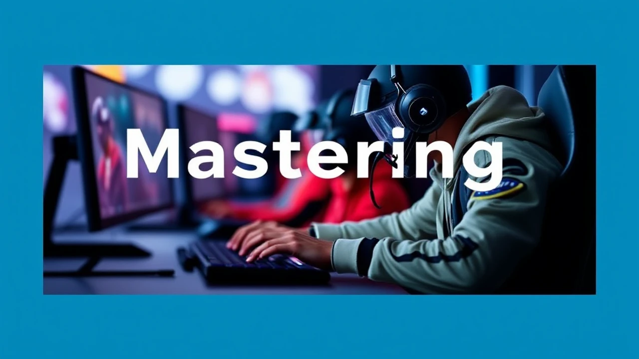 Mastering Esports: An Amateur's Introduction to Competitive Gaming