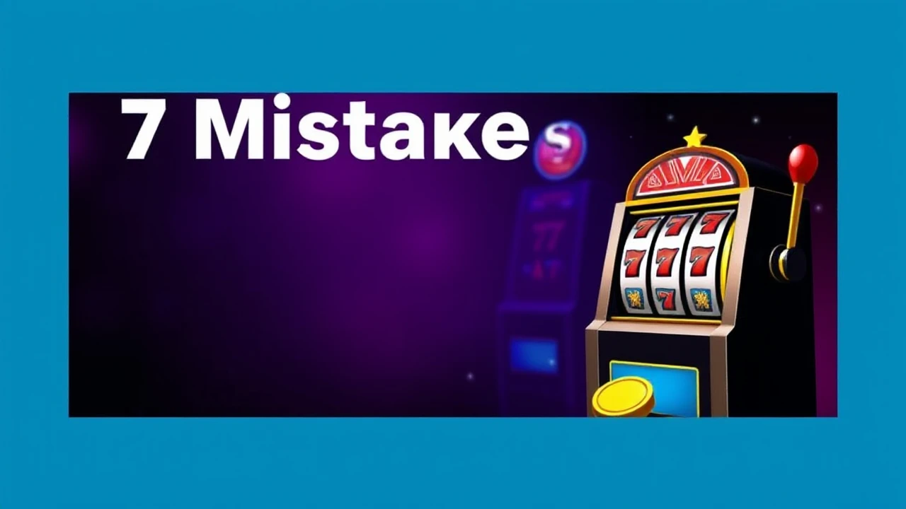 7 Mistakes to Steer Clear of to Bypass When Participating in Slot Machine Games