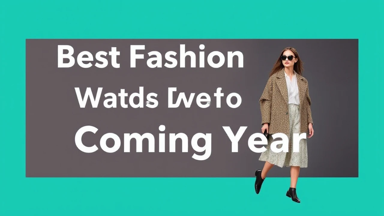 Best Fashion Trends to Watch Out for in the Coming Year