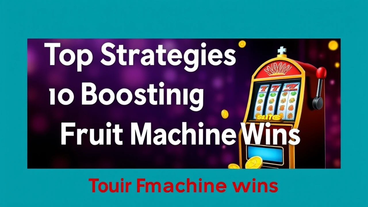 Top Strategies to Boosting Your Fruit Machine Wins