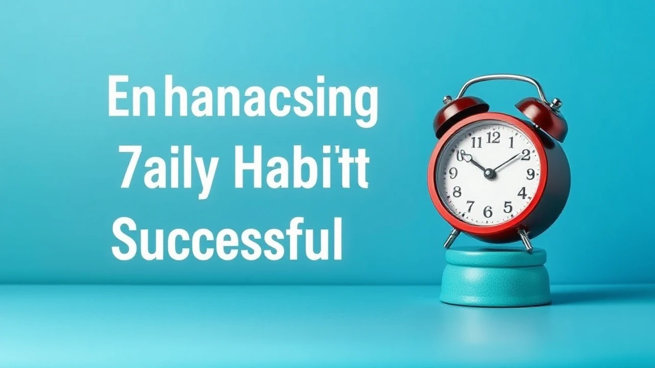 Enhancing Productivity: 7 Daily Habits of Successful People