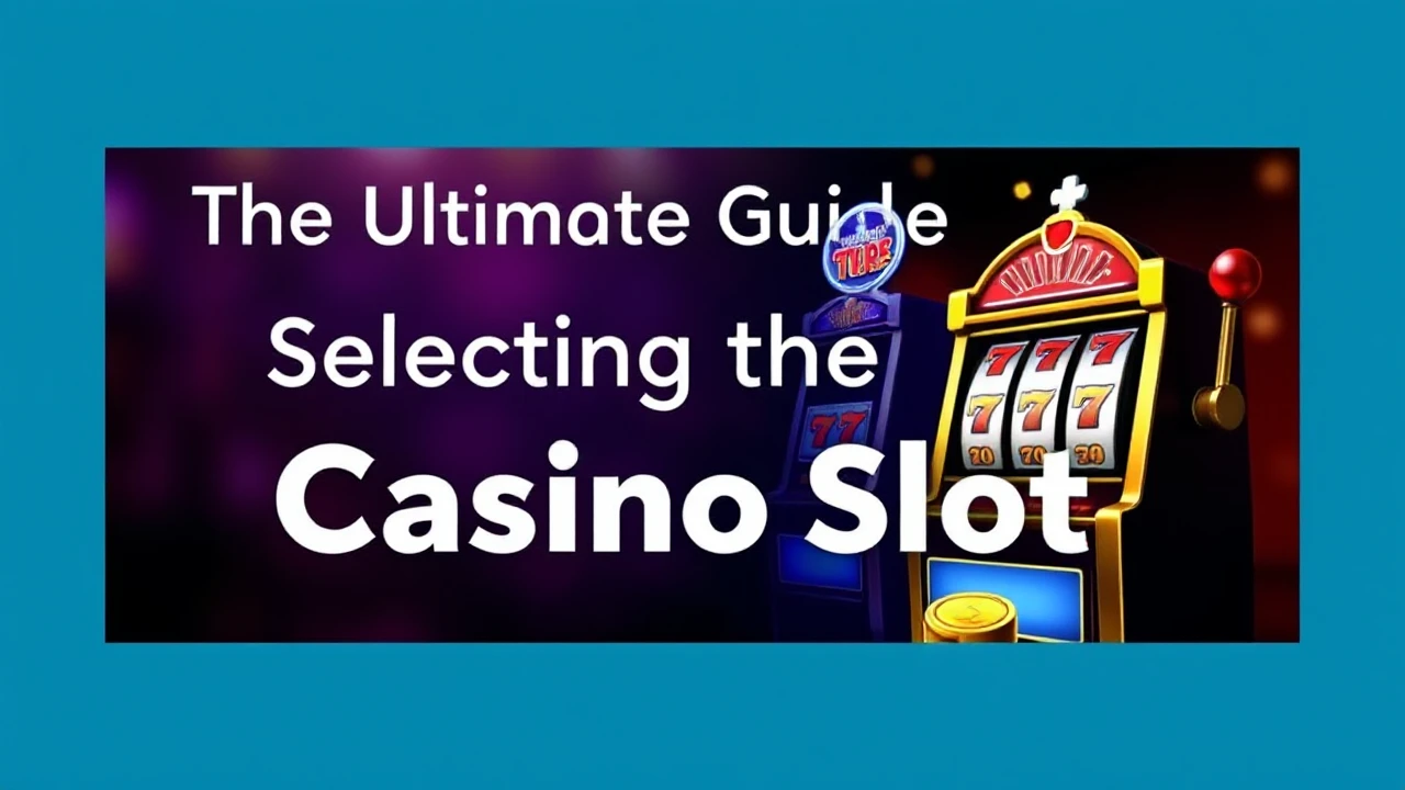 The Ultimate Guide to Selecting the Best Casino Slots