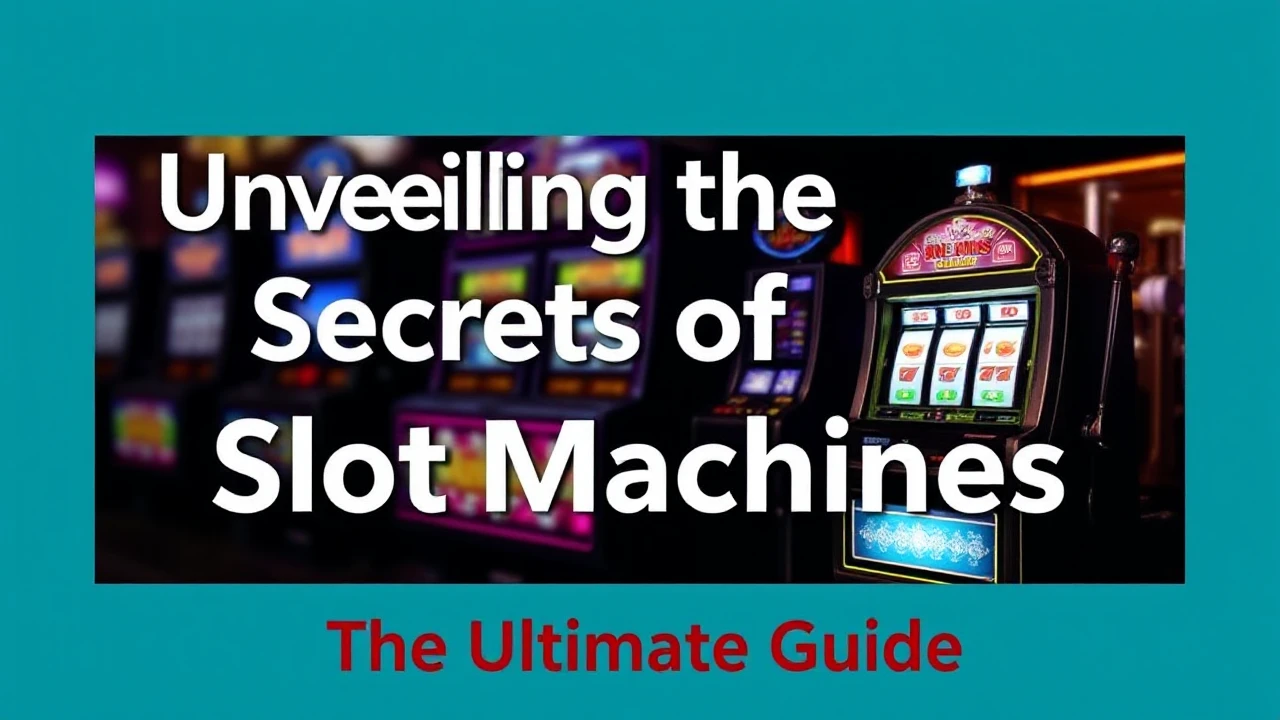 Unveiling the Secrets of Slot Machines: The Ultimate Guide