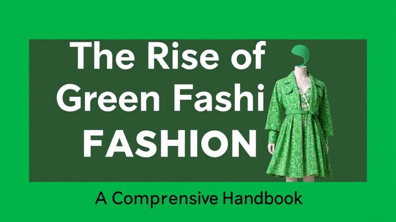The Rise of Green Fashion: A Comprehensive Handbook