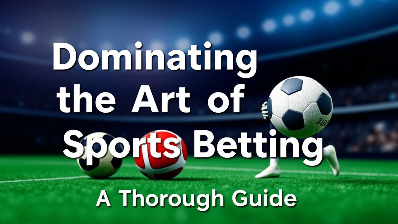 Dominating the Art of Sports Betting: A Thorough Guide