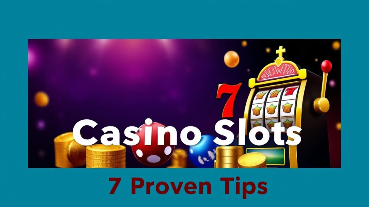 Dominating Casino Slots: 7 Proven Tips