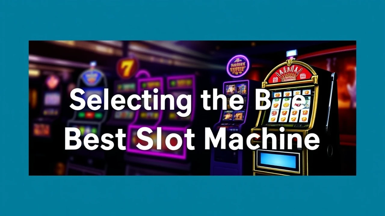 The Ultimate Guide to Selecting the Best Casino Slot Machine