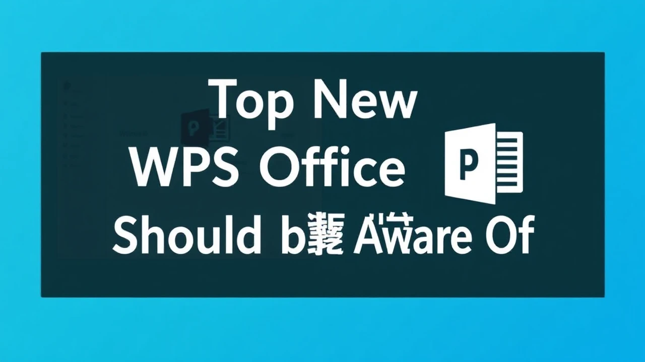 Top New Features in WPS Office You Should Be Aware Of