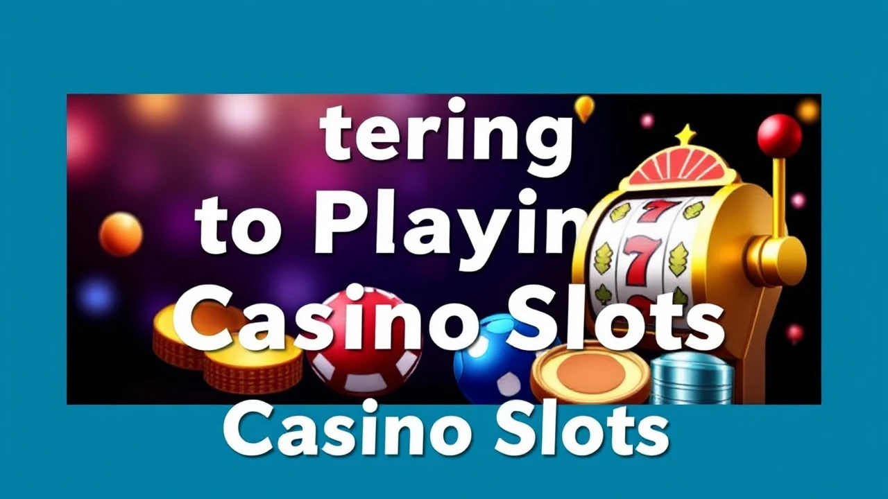 Mastering to Playing Casino Slots