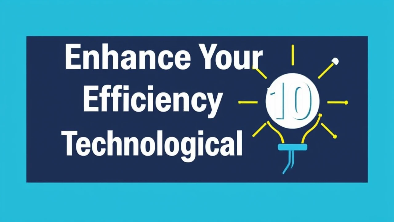 Enhance Your Efficiency with These 10 Technological Hacks