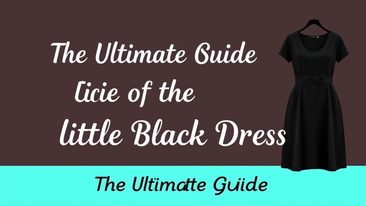 The Ultimate Guide of Picking the Ultimate Little Black Dress