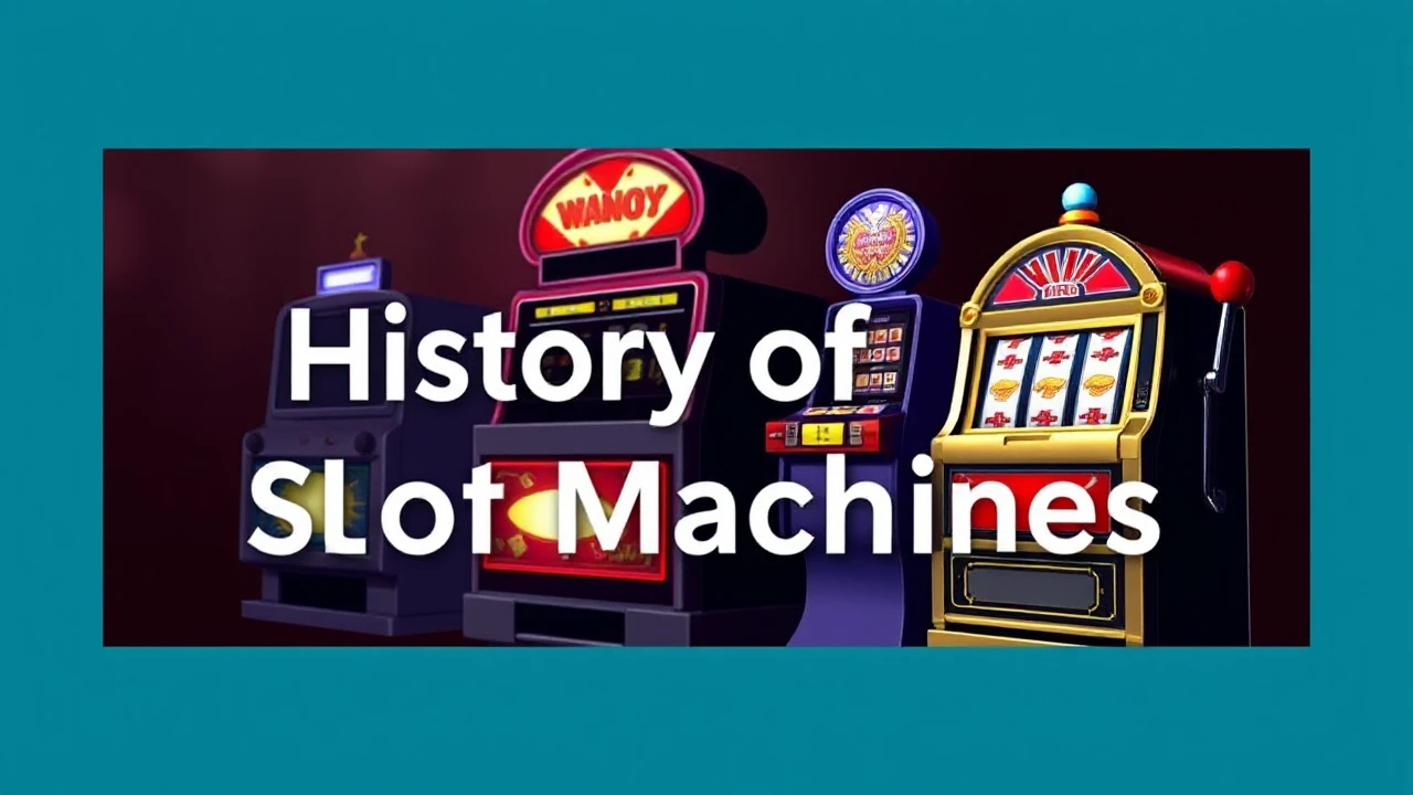 The History of Slot Machines: From Old School to Contemporary
