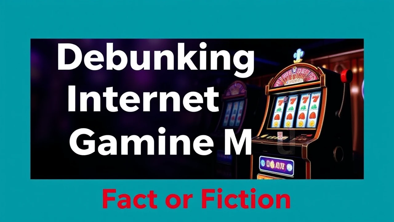 Debunking Internet Gaming Machine Myths: Fact or Fiction?