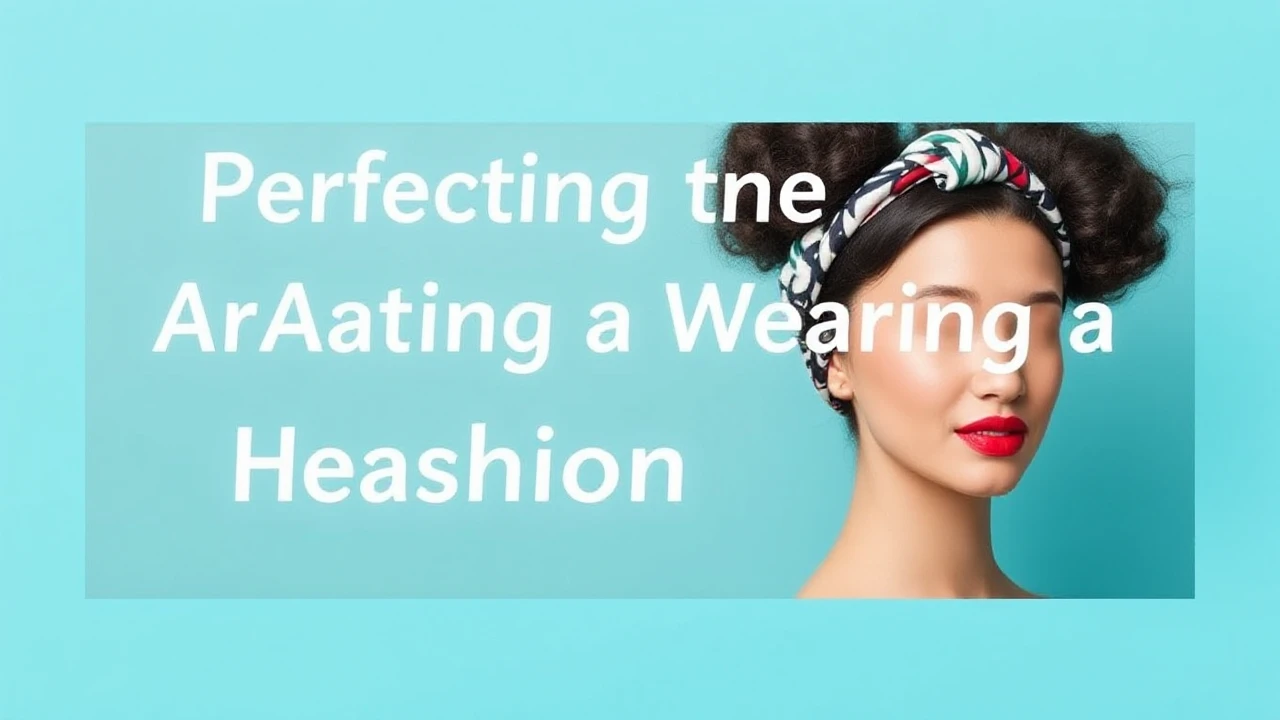 Perfecting the Art of Wearing a Headband Like a Fashion Guru
