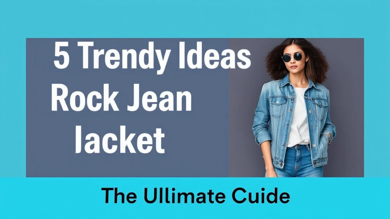 5 Trendy Ideas to Rock Jean Jackets This Season: Your Ultimate Guide