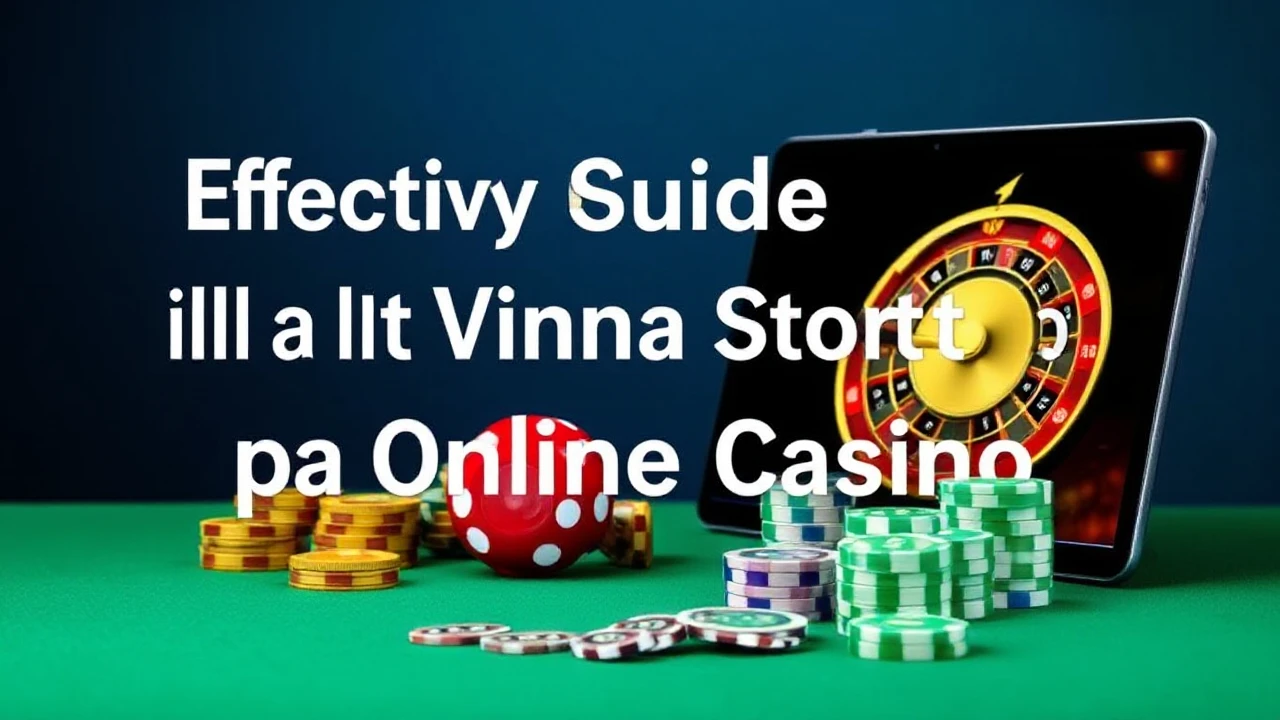 Effektiv Guide till att Vinna Stort på Online Casino