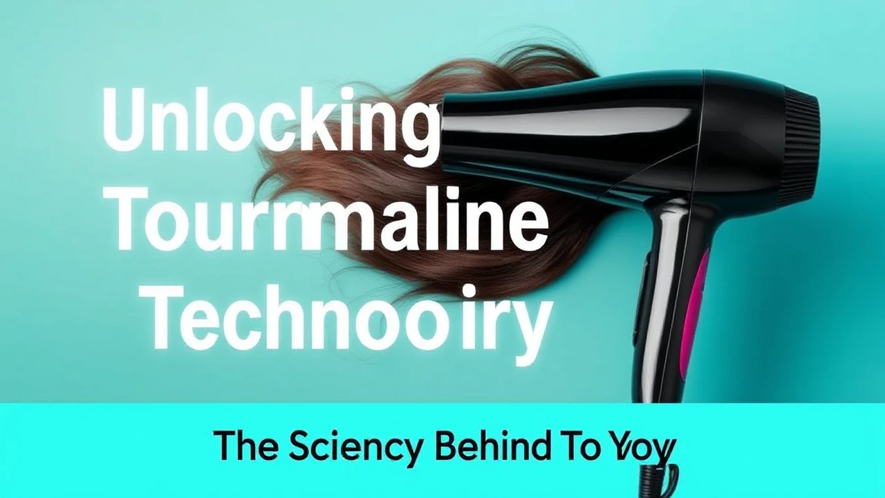 Unlocking the Power of Tourmaline Technology in Your Hair Dryer