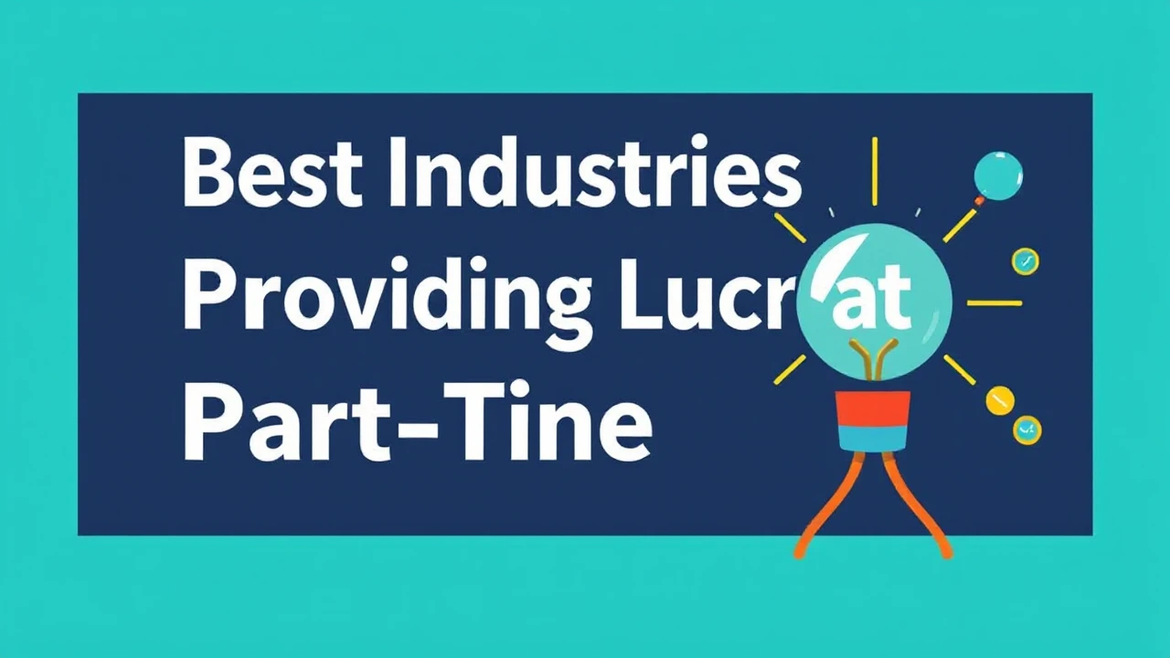 Best Industries Providing Lucrative Part-Time Jobs