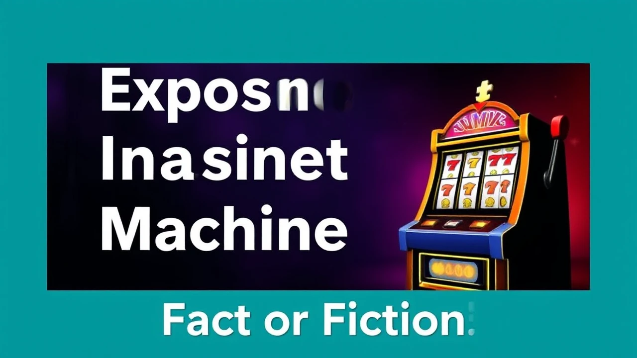 Exposing Internet Casino Machine Myths: Fact or Fiction?