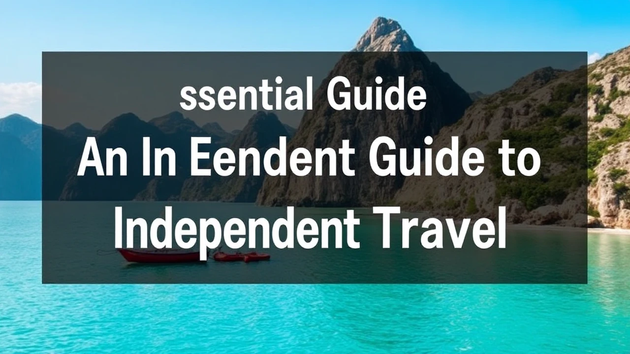 An Essential Guide to Independent Travel: Key Tips for Embarking on the World By Yourself