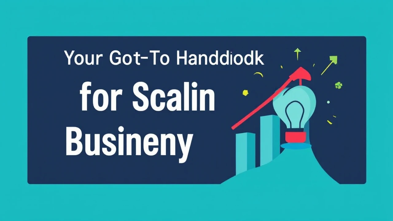 Your Go-To Handbook for Scaling Your Company Efficiently
