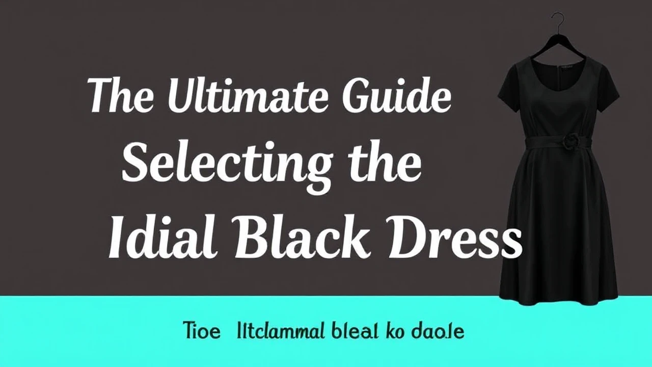 The Ultimate Guide of Selecting the Ideal Little Black Dress